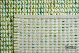 Cashew Loop — close-up of the weave, pile and edge finish, focused on the weave structure (second pass)