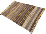 Kilim rug tassel detail