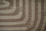 Fringe and braided edge detail of wool kilim rug