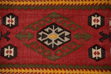 Southwestern rug in natural light