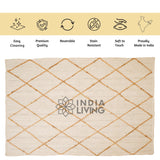 Jute rug corner detail