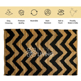 Hemp jute rug flat lay