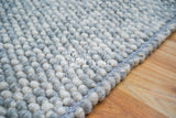 Close-up of felted loop pile texture