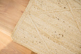 Jute rug corner detail