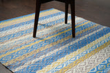 Kilim rug in bedroom setting