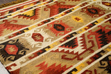 Wool jute rug placed in a living room setting