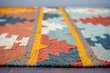 Wool jute rug placed in a bedroom setting
