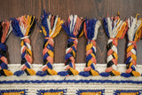 Moroccan kilim rug corner and edge detail
