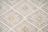 White wool rug texture close-up