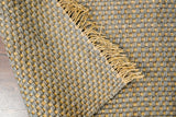 Chunky jute weave close-up detail
