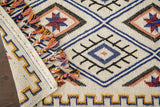 Moroccan kilim rug under natural light