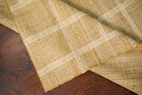 Natural jute rug texture close-up