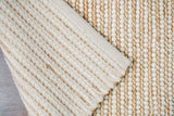 Wool jute rug shown in 6x9 size