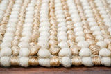 Wool jute rug shown in 9x12 size