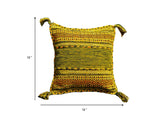 Green kilim rug with matching cushions