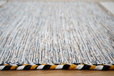 Ivory kilim rug styled in a living room