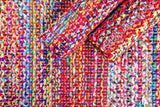 Full-size view of rainbow rag rug