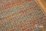 Close-up of multi blend diamond weave texture