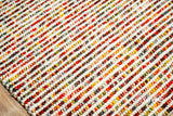 Chunky loop texture close-up in multiple colours