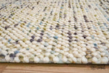 Chunky loop texture close-up in pastel colours