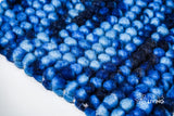 Detail of wool rug edge finishing