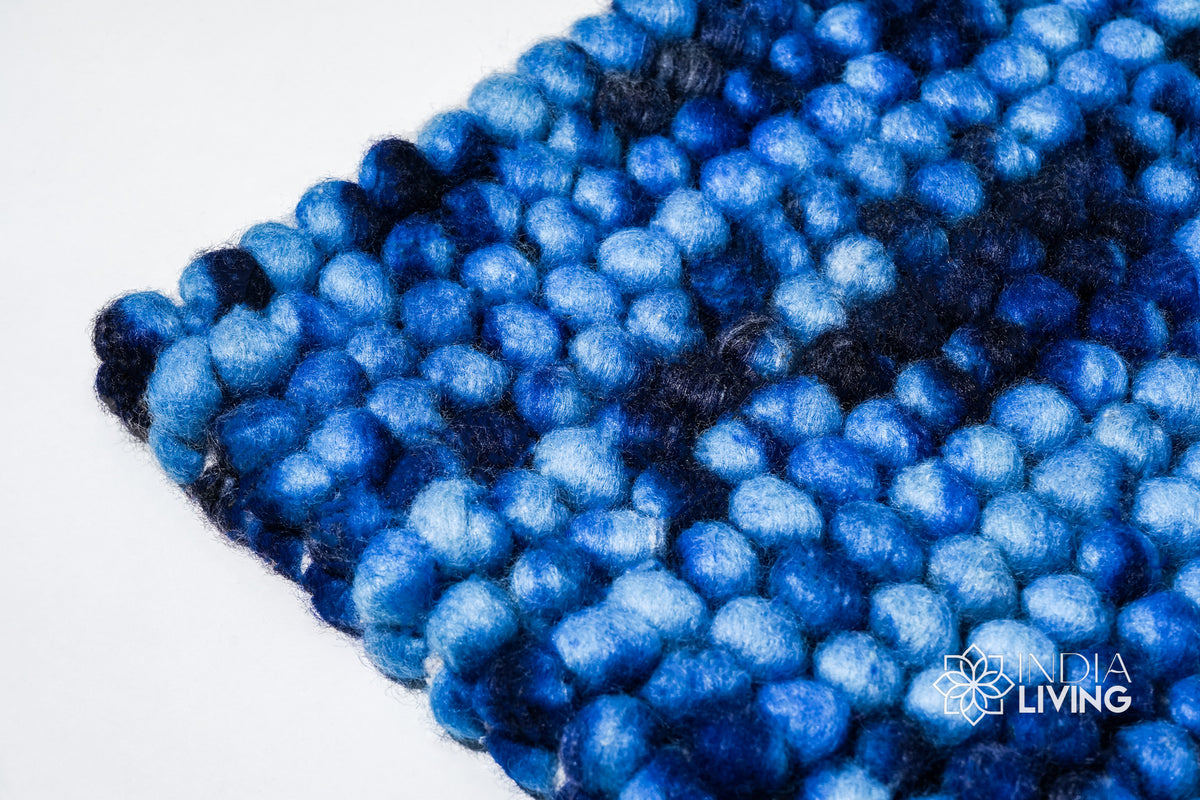 Wool cotton rug placed in a hallway