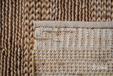 Jute cotton rug shown at full size on wood flooring