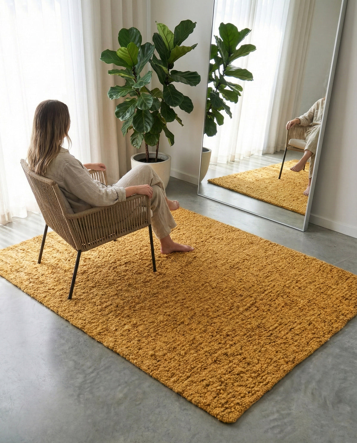 CUS24-26 RST wool rug