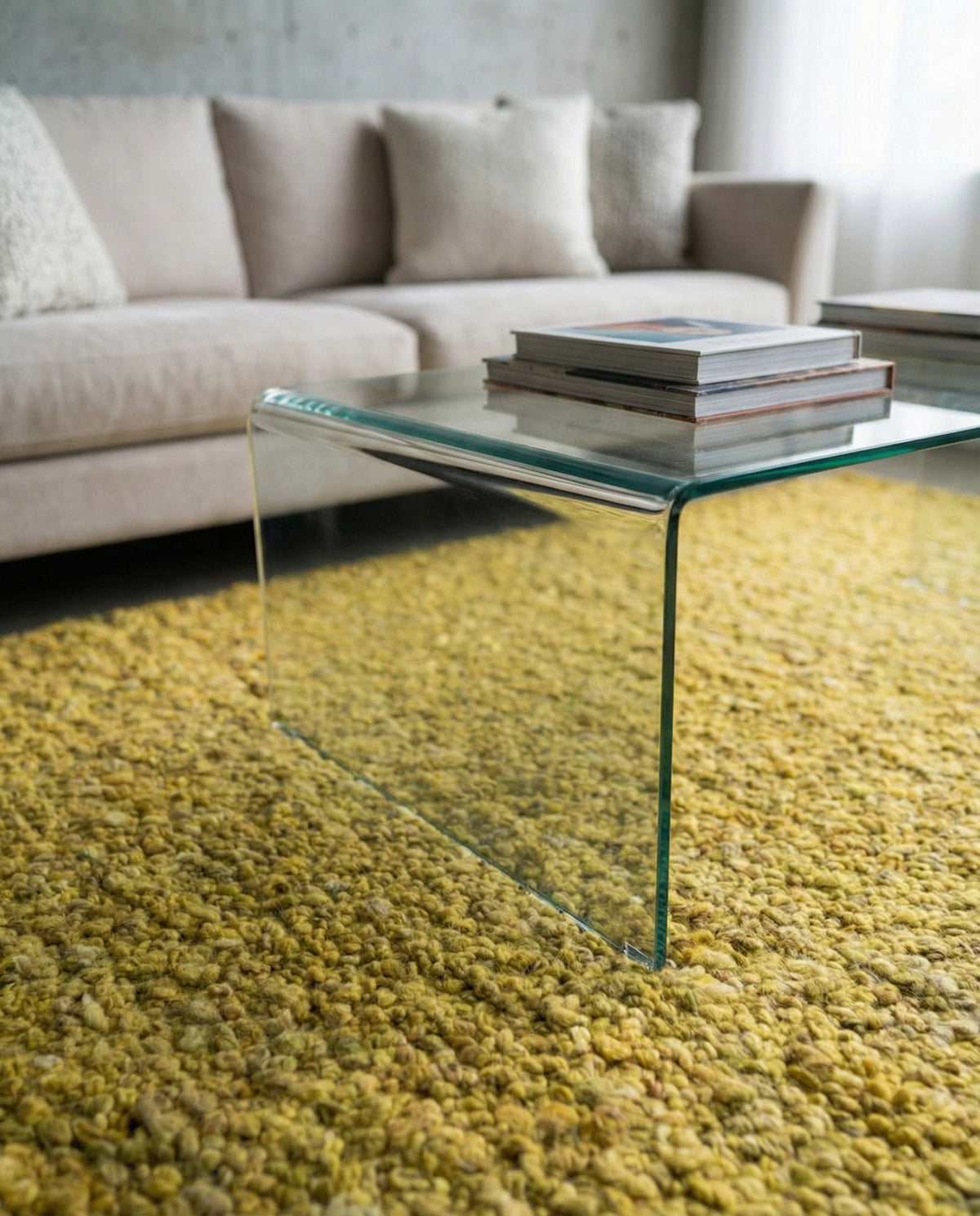 CUS24-26 GN wool rug