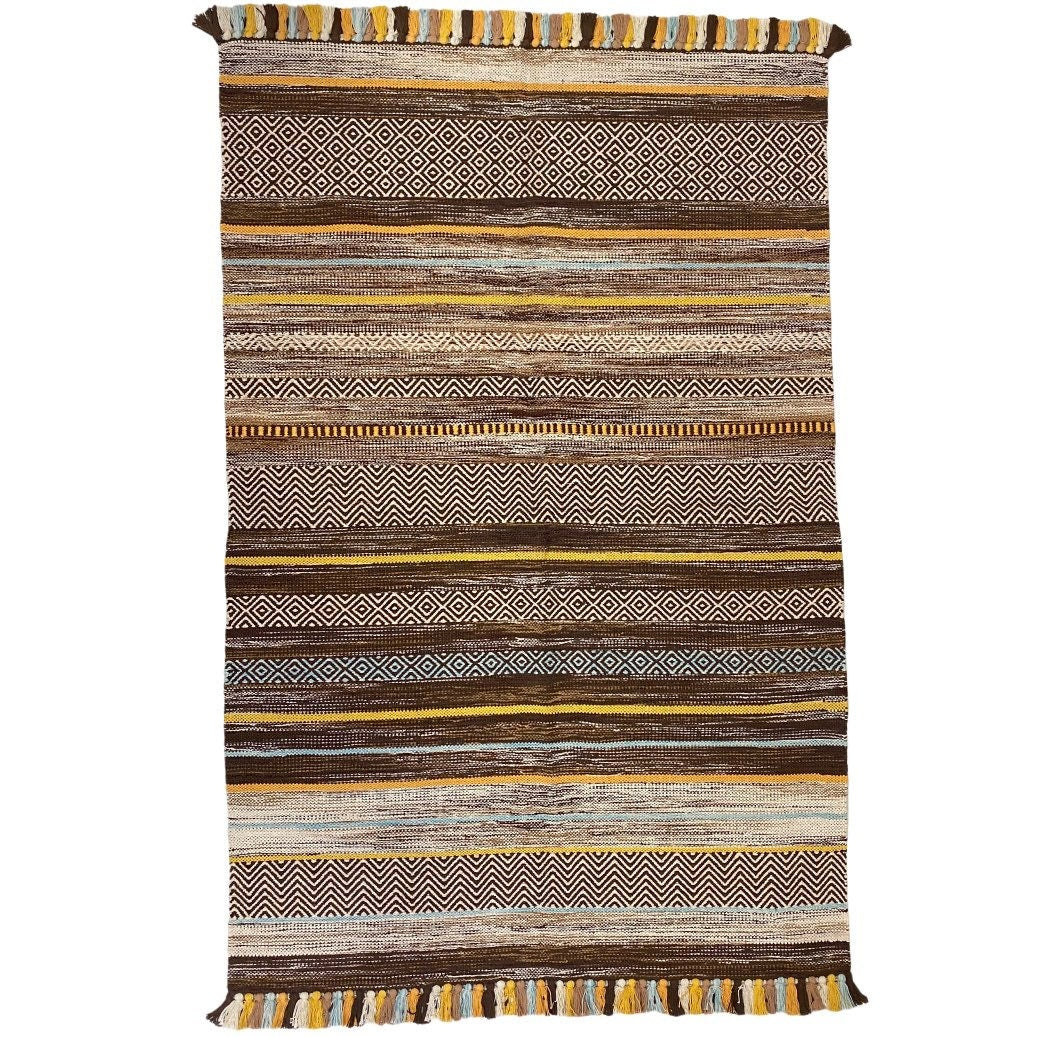 Close-up of flatweave texture