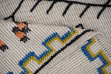 Ivory Aztec rug full room lifestyle view
