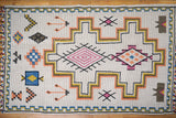 Ivory rug texture close-up