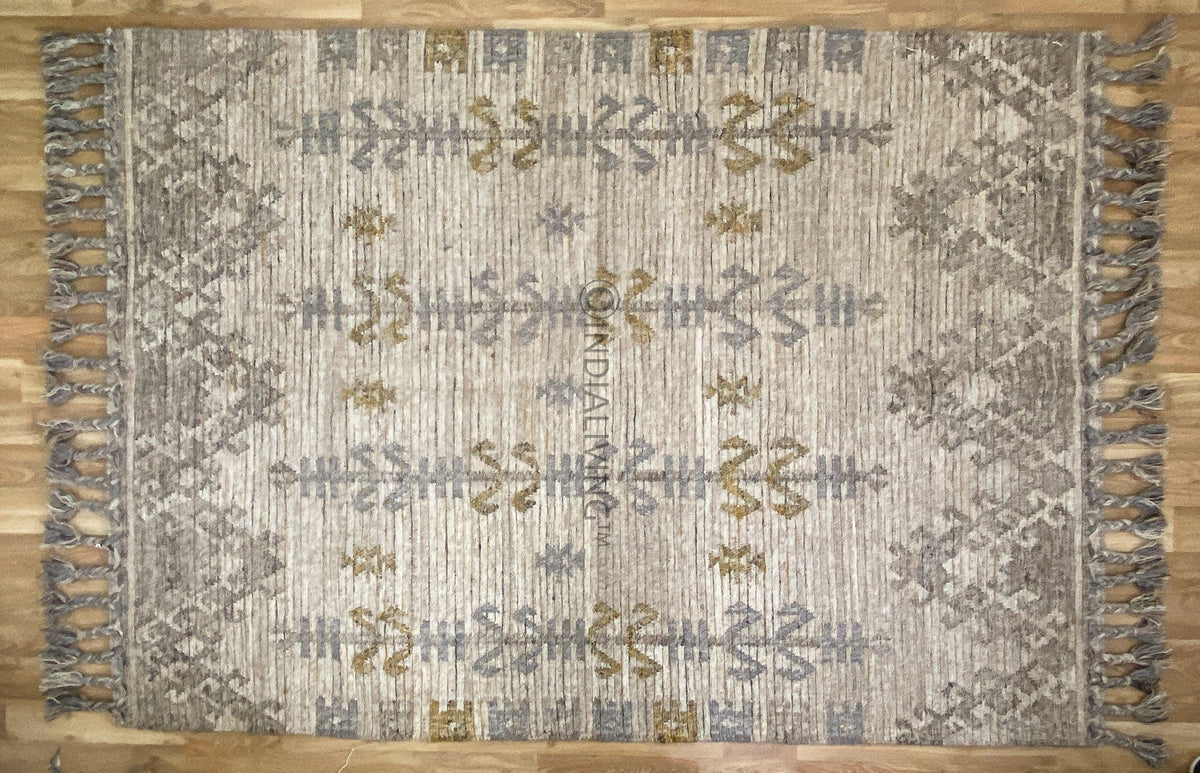 Kilim rug full room styling shot