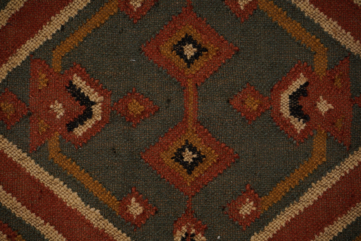 Southwestern kilim runner in a living room setting