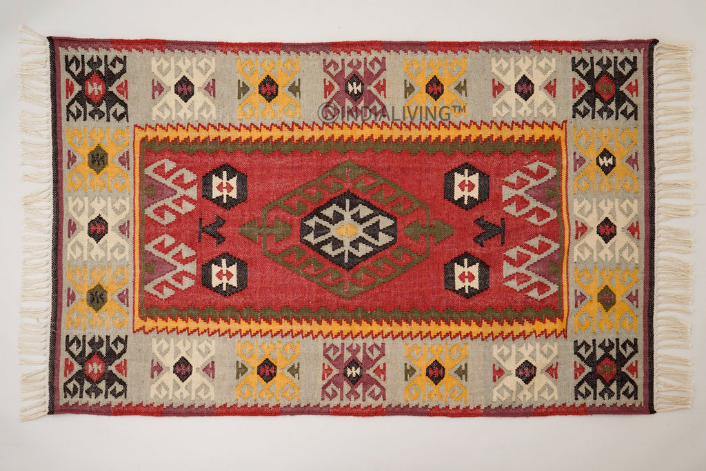 Native American Style Vibrant Rug, Rich Colourful Southwestern Area Rug, Southwest Rug, Southwest Area Rug , Customizable