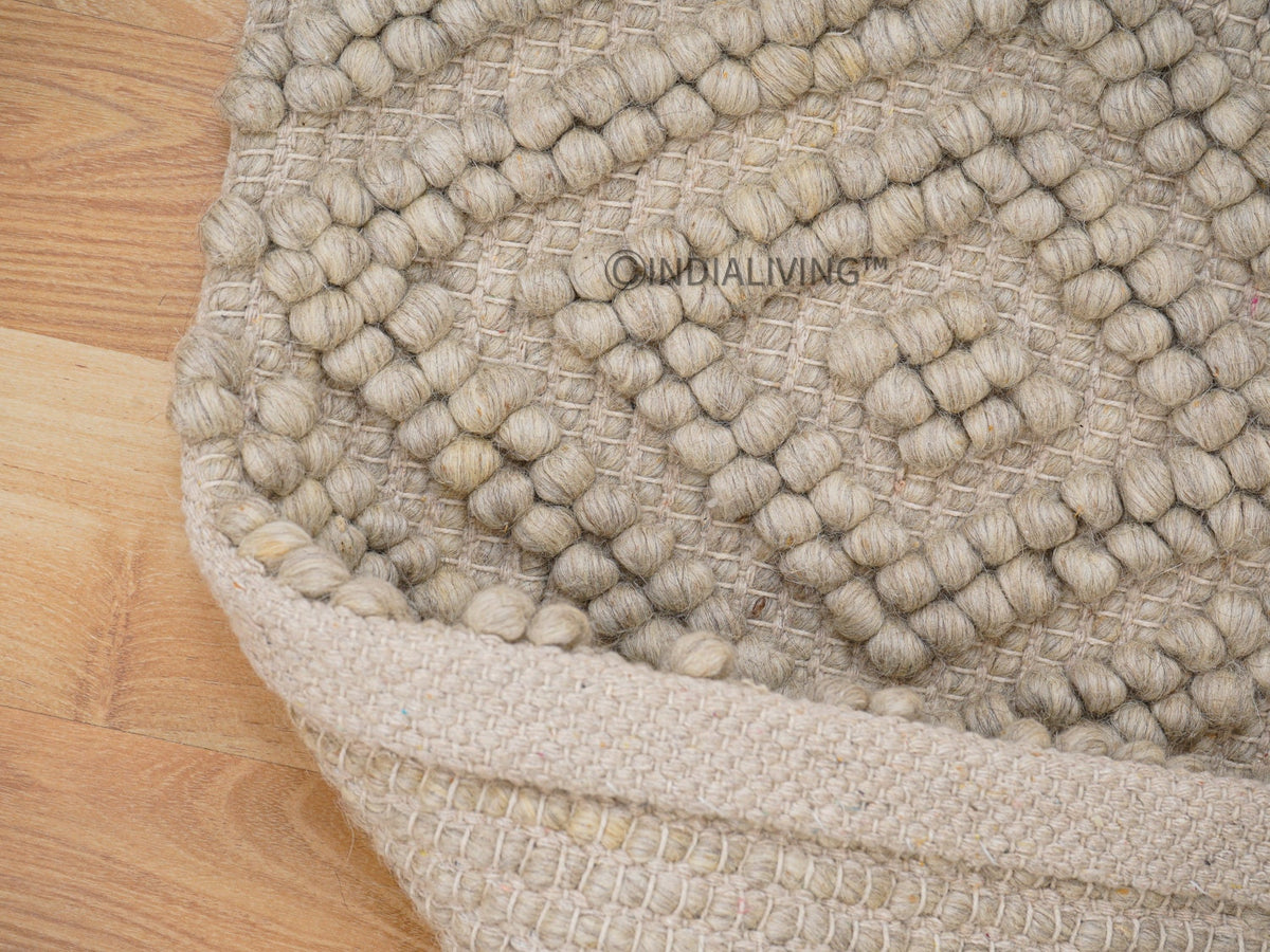 Close-up of chunky loop texture