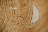 Teddy bear rug styled near a crib in nursery