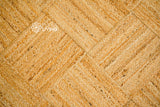 Jute rug corner detail