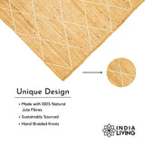 Close-up of textured rope pattern