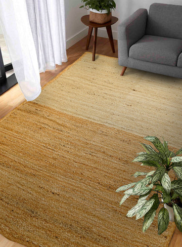 Natural White Jute Hemp Rug - Handcrafted Eco-Friendly - Rustic Area Rug - Sustainable - Biodegradable 3x5 4x6 5x8 6x9 8x10