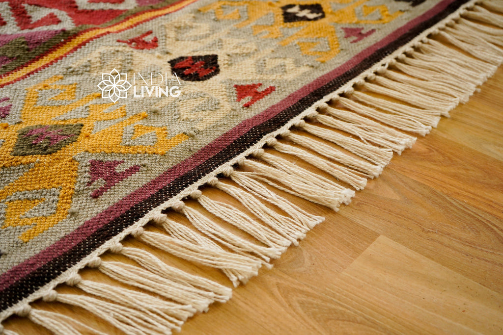 Native American Style Vibrant Rug, Rich Colourful Southwestern Area Rug, Southwest Rug, Southwest Area Rug , Customizable