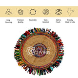 Chindi rug edge detail