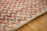 Detail shot of wool blend fiber texture