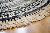 Boho mandala mat full room lifestyle view