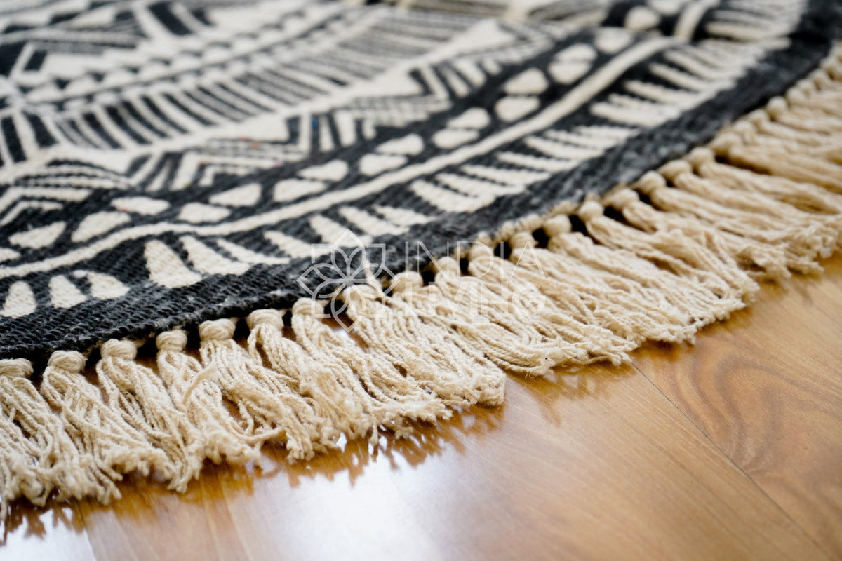 Boho mandala mat full room lifestyle view