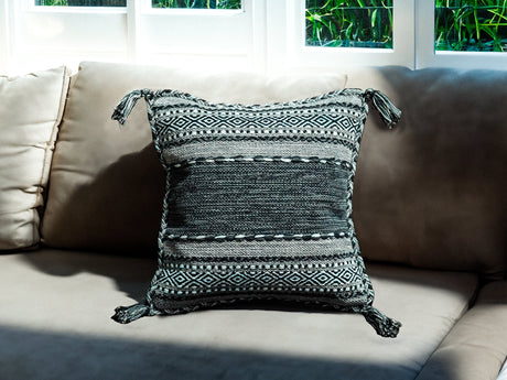 Grey Moroccan Kilim Cushion set/Bundle, Sofa Pillow Cover set, Boho Decor Handcrafted Indian Traditional Decorative Cushion Cover set