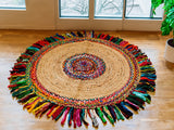 Chindi rug in coastal setting