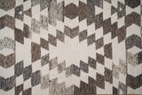 Close-up of knotted braid fringe detail