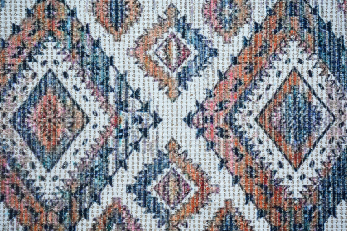 Close-up of jute chenille weave texture