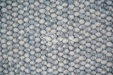 Close-up of chunky loop wool texture